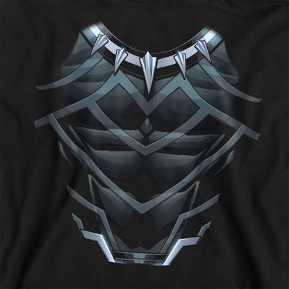 Navy - Back - Black Panther Childrens-Kids Costume Pull Over Hoodie