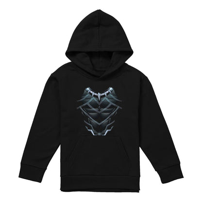 Black - Lifestyle - Black Panther Childrens-Kids Costume Pull Over Hoodie