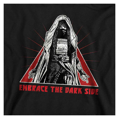 Athletic Heather - Side - Star Wars: The Acolyte Childrens-Kids Embrace The Dark Side Of The Force Heather Hoodie