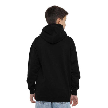 Black - Pack Shot - Star Wars The Mandalorian Childrens-Kids Bounty Hunter Speed Bike Hoodie