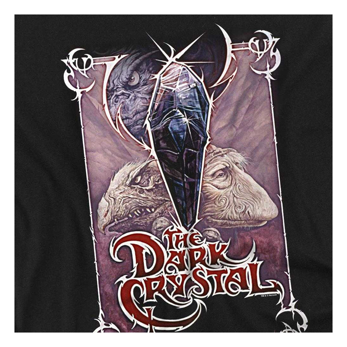 Black - Side - Dark Crystal Unisex Adult Wicked Poster T-Shirt
