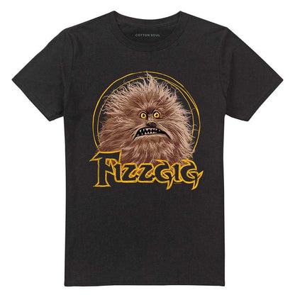 Black - Front - Dark Crystal Unisex Adult Fizzgig T-Shirt