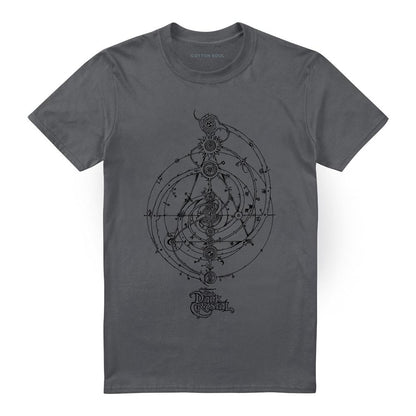 Charcoal - Front - Dark Crystal Unisex Adult Dream Spiral T-Shirt