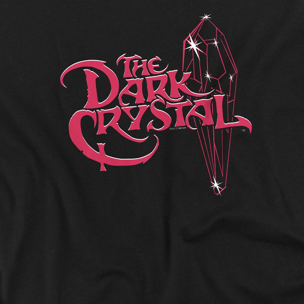Black - Side - Dark Crystal Unisex Adult Bright Logo T-Shirt