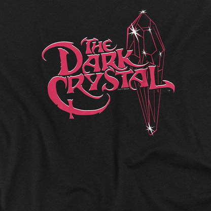 Black - Side - Dark Crystal Unisex Adult Bright Logo T-Shirt