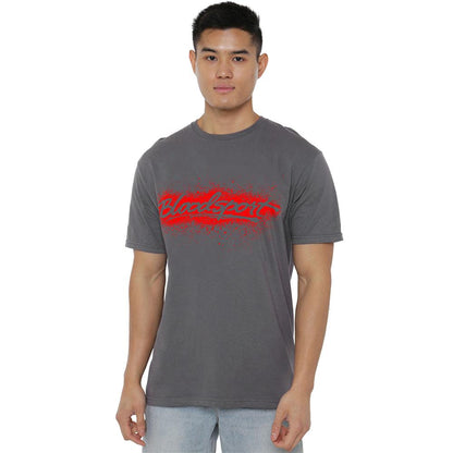 Charcoal - Lifestyle - Bloodsport Unisex Adult Blood Splatter T-Shirt