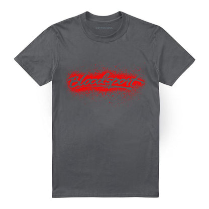 Charcoal - Front - Bloodsport Unisex Adult Blood Splatter T-Shirt