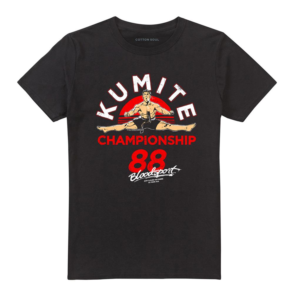Black - Front - Bloodsport Unisex Adult Championship 88 T-Shirt