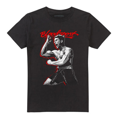 Black - Front - Bloodsport Unisex Adult Loud Mouth T-Shirt