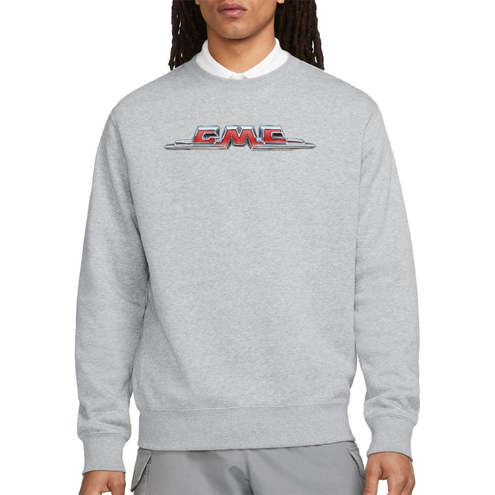 Athletic Heather - Lifestyle - GMC Unisex Adult Chrome Logo Sweatshirt