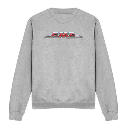 Athletic Heather - Front - GMC Unisex Adult Chrome Logo Sweatshirt