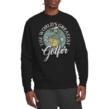 Black - Lifestyle - Mickey & Friends Mens The World´s Greatest Golfer Goofy Sweatshirt