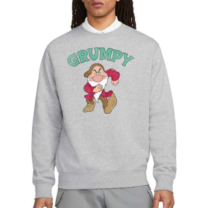 Heather Grey - Lifestyle - Snow White And The Seven Dwarfs Unisex Adult Grumpy Fathers Day Sweatshirt