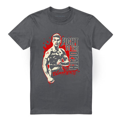 Charcoal - Front - Bloodsport Unisex Adult To The Death T-Shirt