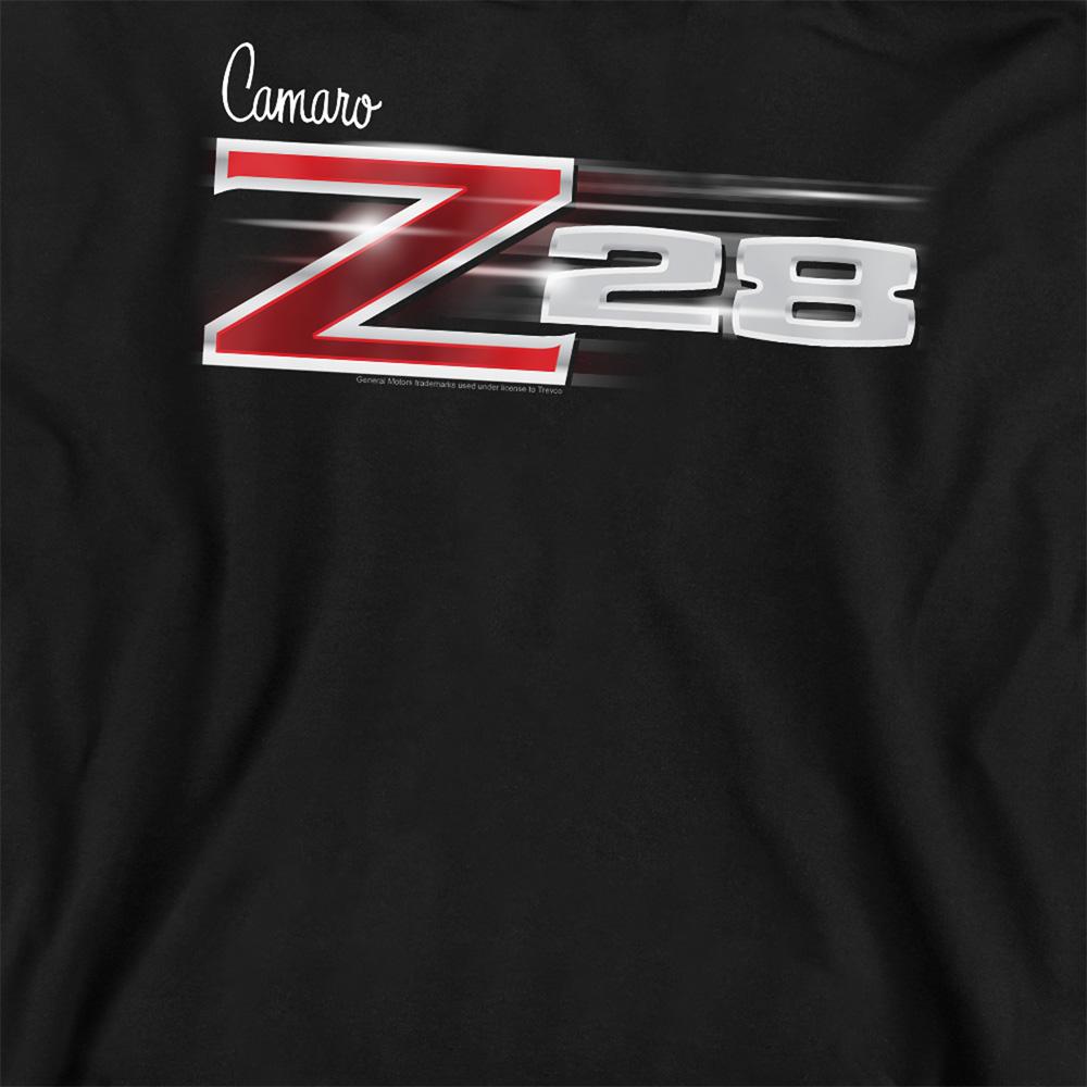 Black - Side - Chevrolet Unisex Adult Z28 Logo Sweatshirt