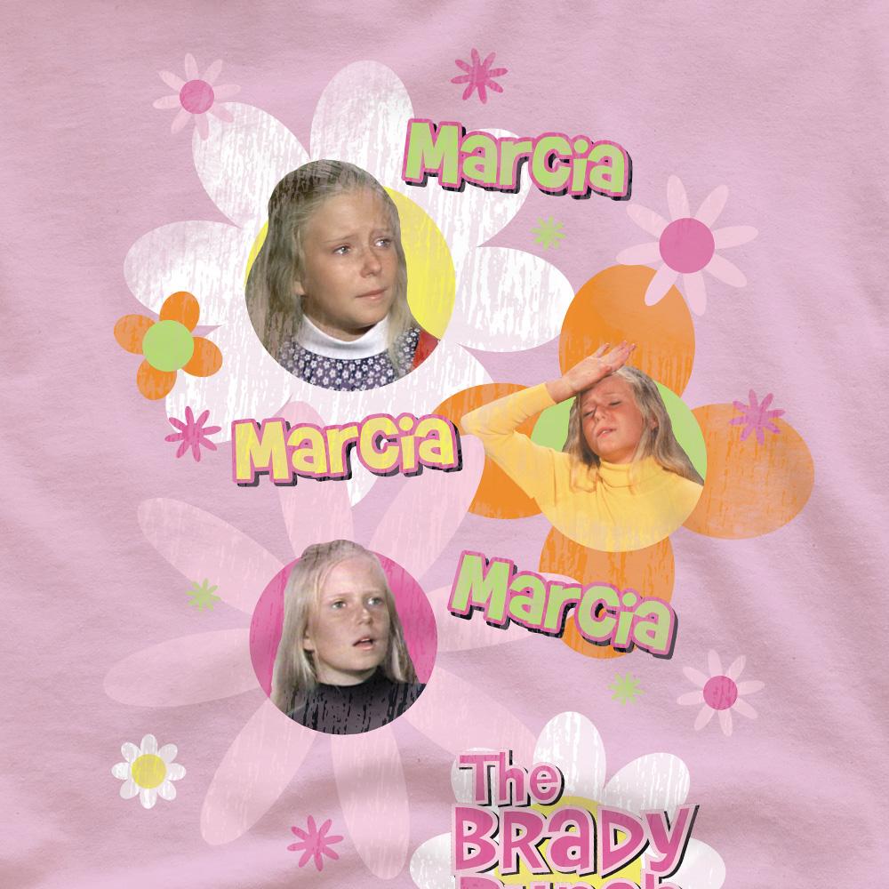 Pink - Side - The Brady Bunch Unisex Adult Marcia T-Shirt