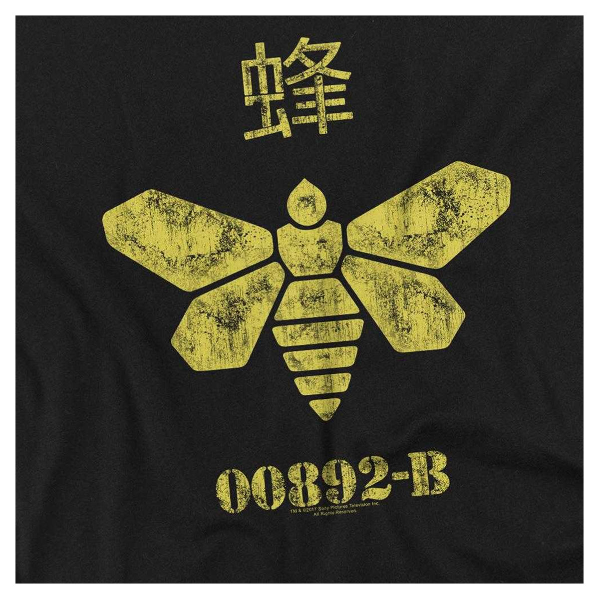 Black - Side - Breaking Bad Unisex Adult Barrel Bee Long-Sleeved T-Shirt
