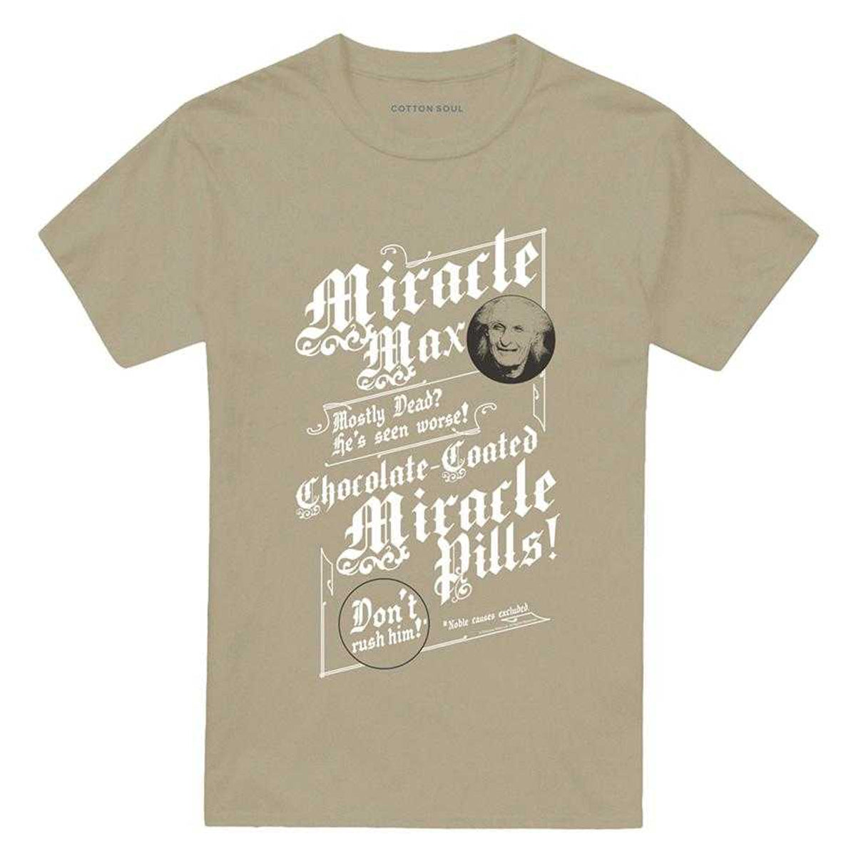 Safari Green - Front - The Princess Bride Unisex Adult Miracle Max T-Shirt