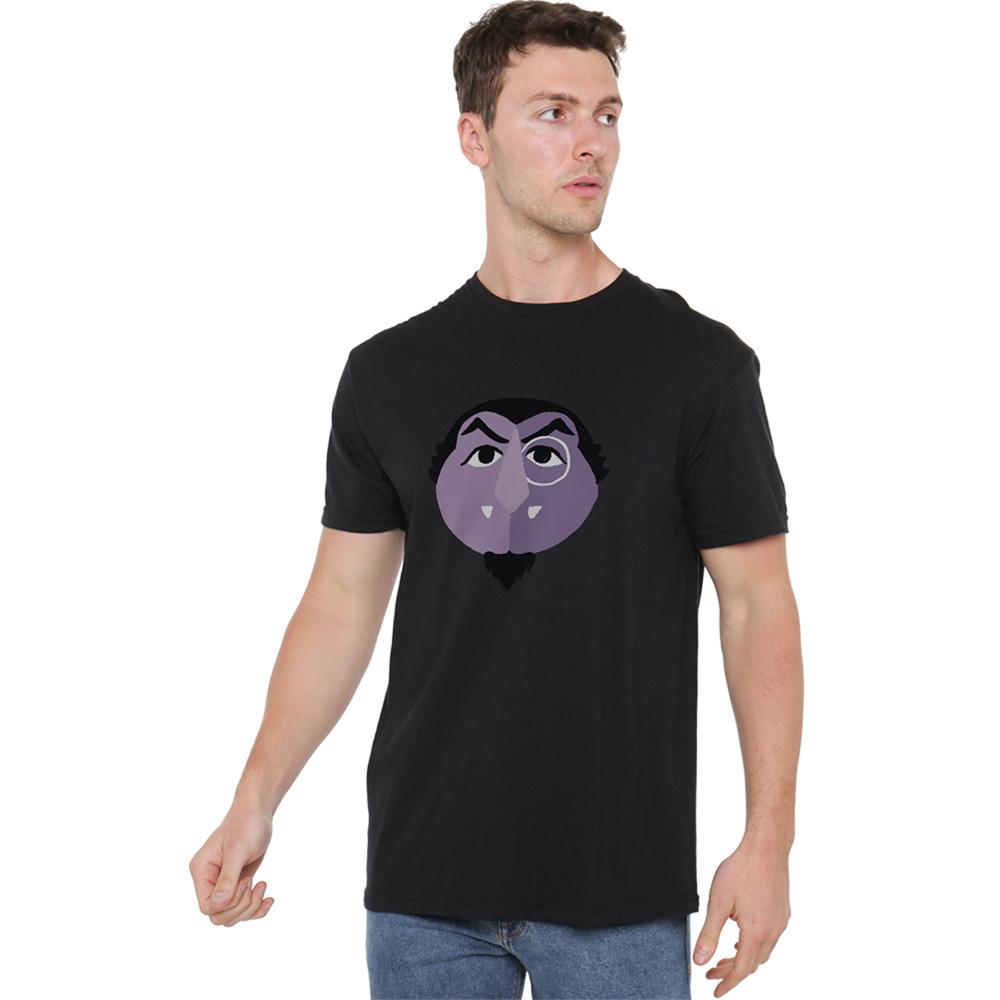 Black - Lifestyle - Sesame Street Unisex Adult Count von Count T-Shirt