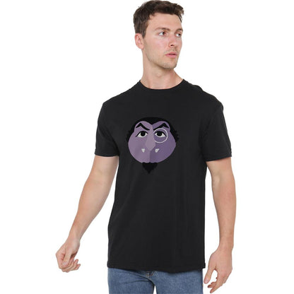 Black - Lifestyle - Sesame Street Unisex Adult Count von Count T-Shirt