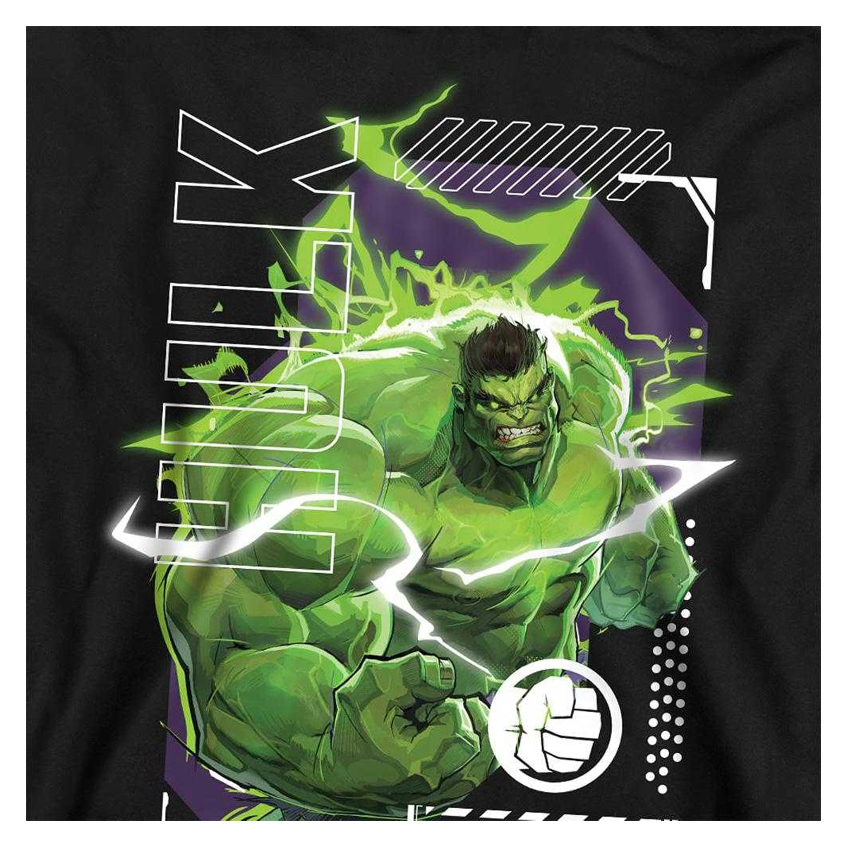 Black - Side - Marvel Rivals Unisex Adult Hulk Smash Bruce Banner Sweatshirt