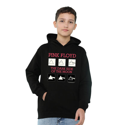 Black - Lifestyle - Pink Floyd Childrens-Kids The Dark Side Of The Moon Album Hoodie