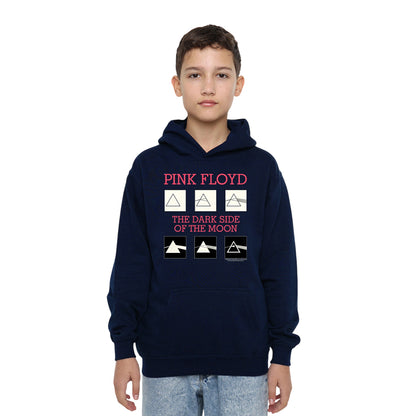 Navy - Lifestyle - Pink Floyd Childrens-Kids The Dark Side Of The Moon Album Hoodie