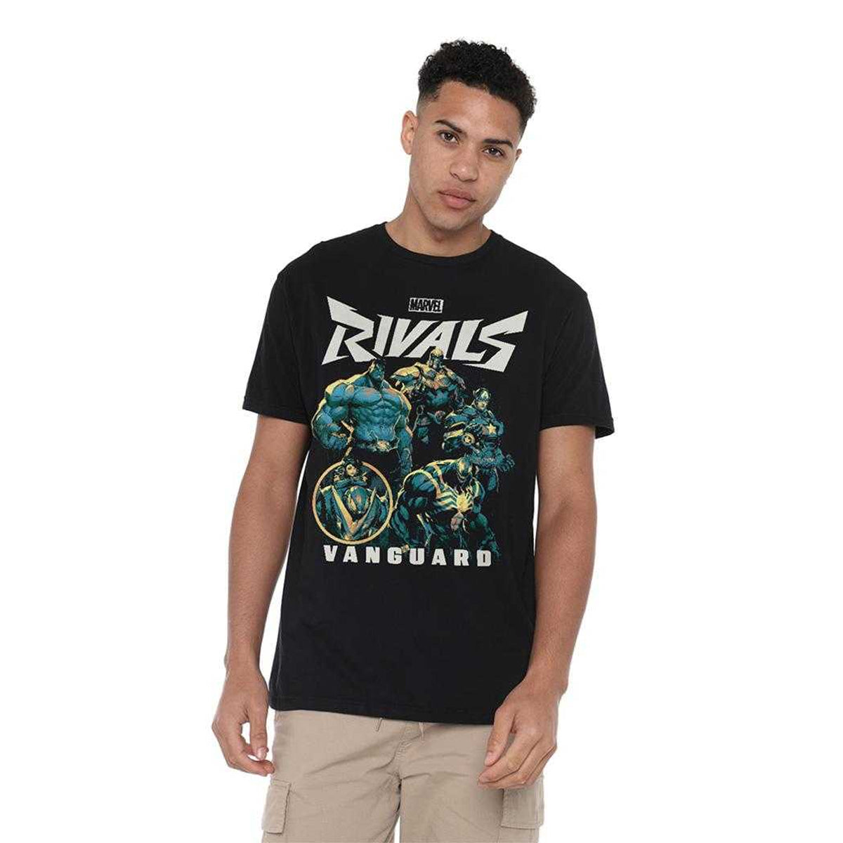 Black - Lifestyle - Marvel Rivals Unisex Adult Vanguard T-Shirt