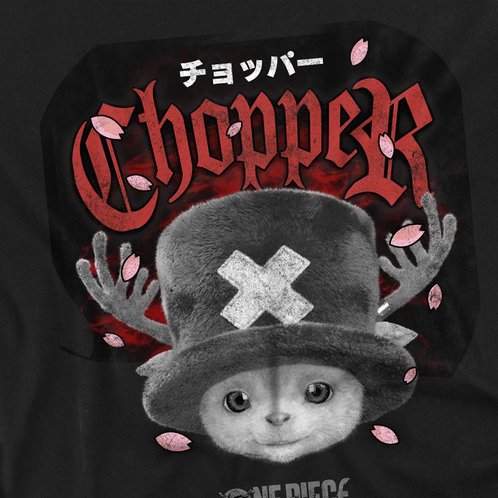 Black - Side - One Piece Live Action Unisex Adult Tony Tony Chopper T-Shirt