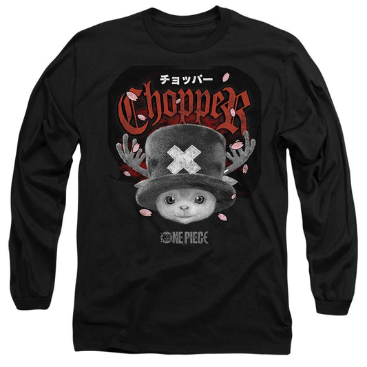 Black - Front - One Piece Live Action Unisex Adult Tony Tony Chopper T-Shirt