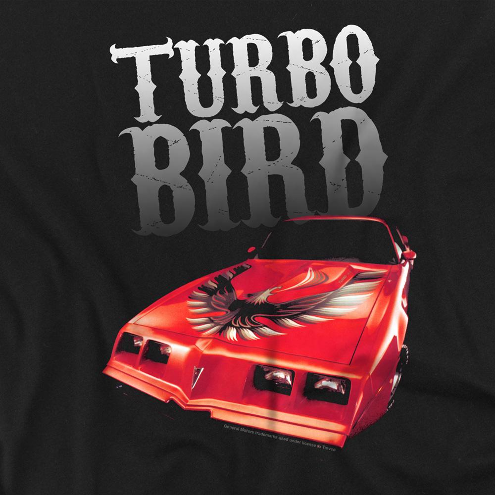 Black - Side - Pontiac Unisex Adult Turbo Bird T-Shirt