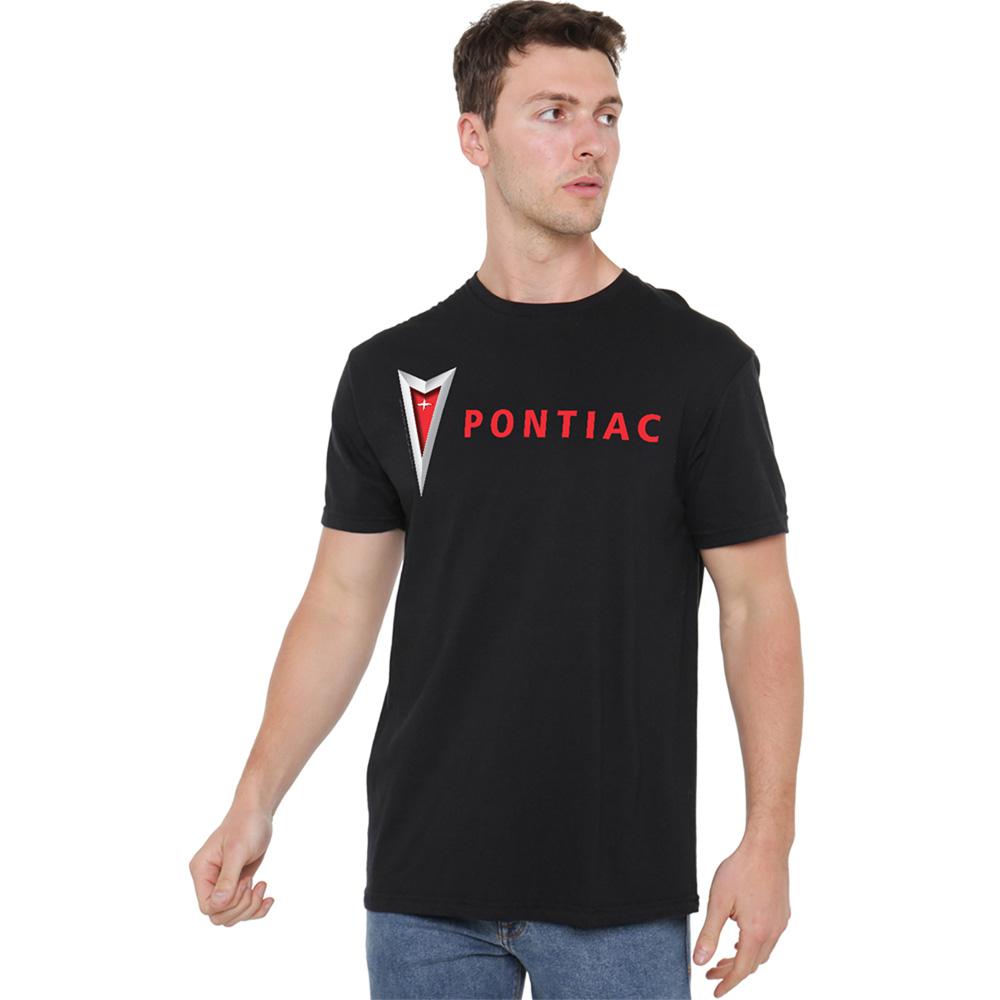 Black-Black - Lifestyle - Pontiac Unisex Adult Modern Arrowhead T-Shirt
