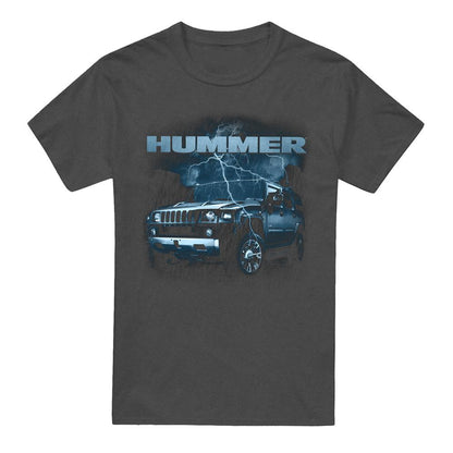 Charcoal - Front - Hummer Unisex Adult Stormy Ride T-Shirt