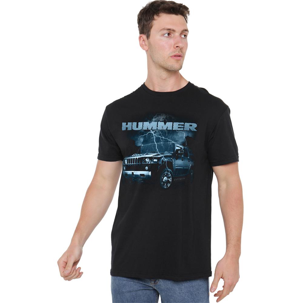 Black - Lifestyle - Hummer Unisex Adult Stormy Ride T-Shirt