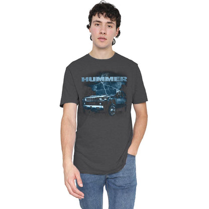 Charcoal - Lifestyle - Hummer Unisex Adult Stormy Ride T-Shirt