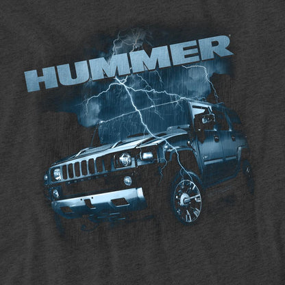 Charcoal - Side - Hummer Unisex Adult Stormy Ride T-Shirt