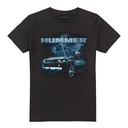 Black - Front - Hummer Unisex Adult Stormy Ride T-Shirt