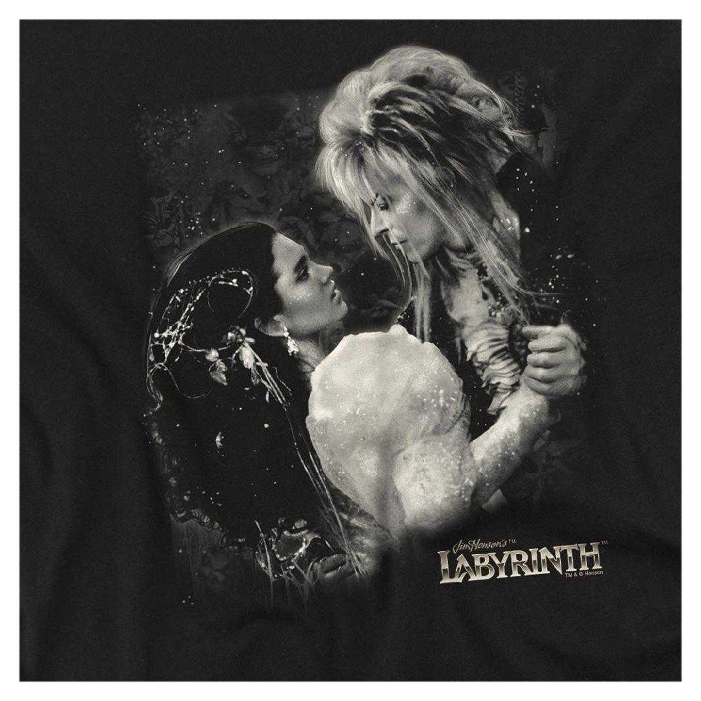 Black - Side - Labyrinth Unisex Adult Dream Dance Long-Sleeved T-Shirt