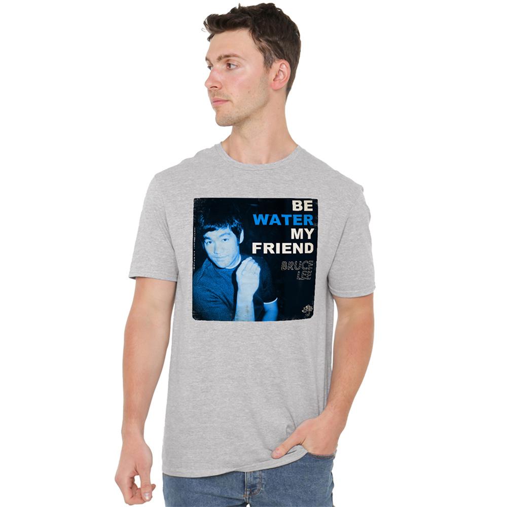 Athletic Heather - Lifestyle - Bruce Lee Unisex Adult Water Heather T-Shirt