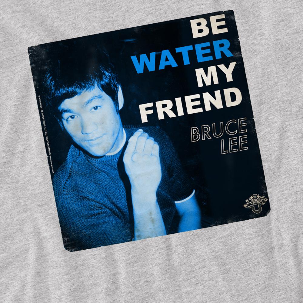 Athletic Heather - Side - Bruce Lee Unisex Adult Water Heather T-Shirt
