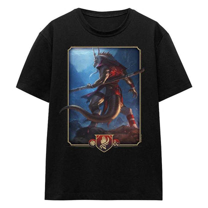 Black - Front - Dungeons & Dragons Womens-Ladies 2024 Monk Key Art T-Shirt