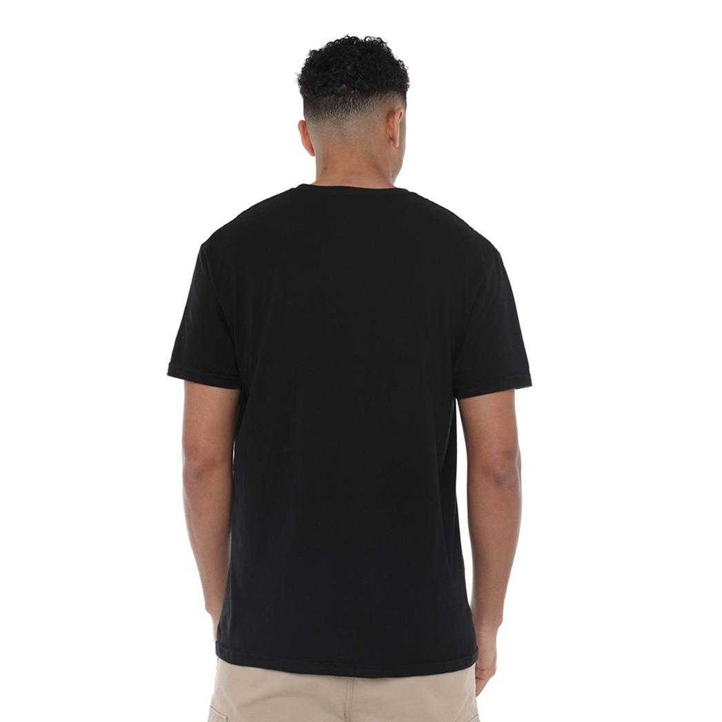 Black-Black - Pack Shot - Marvel Rivals Unisex Adult Jeff the Land Shark Marker T-Shirt
