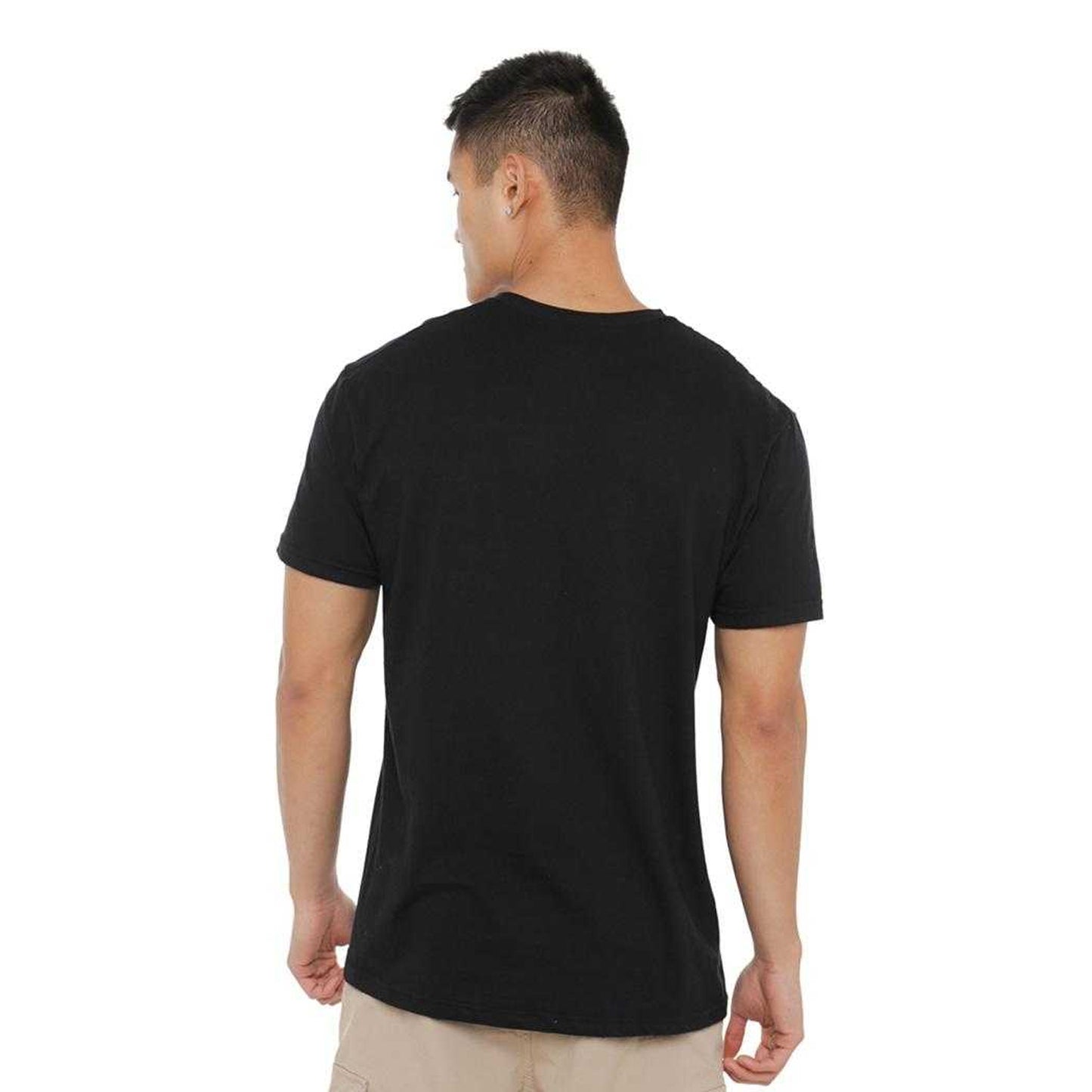 Black - Pack Shot - Marvel Comics Mens Legendary Grandad Captain America Corner Box T-Shirt
