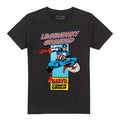 Black - Front - Marvel Comics Mens Legendary Grandad Captain America Corner Box T-Shirt