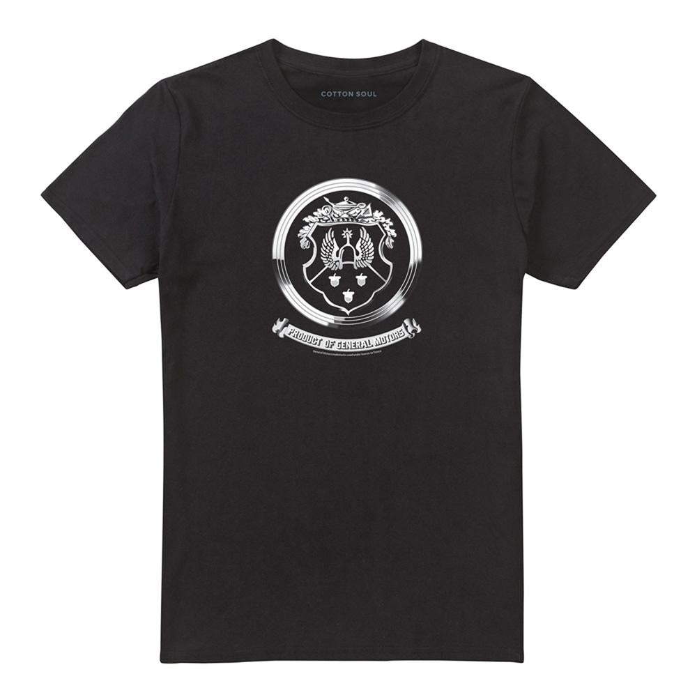 Black - Front - Oldsmobile Unisex Adult 1930s Crest T-Shirt