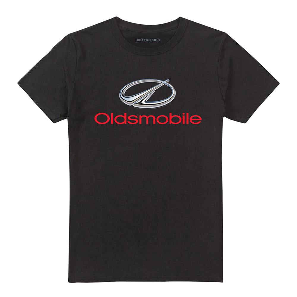 Black - Front - Oldsmobile Unisex Adult Logo T-Shirt