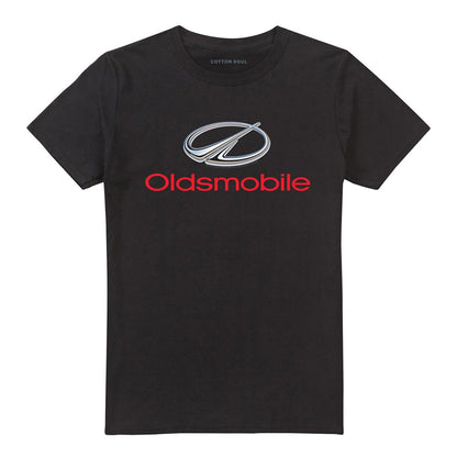 Black - Front - Oldsmobile Unisex Adult Logo T-Shirt