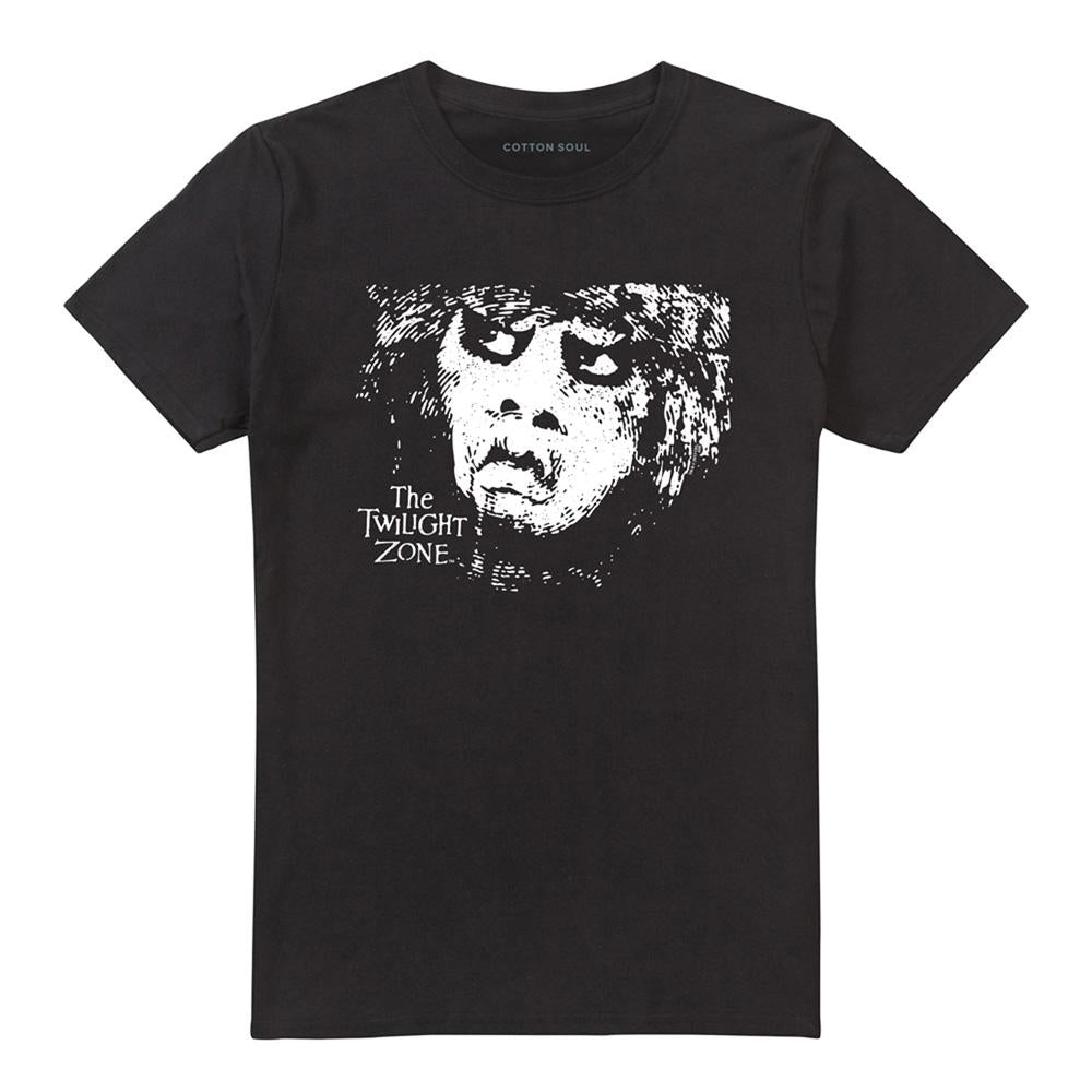 Black - Front - The Twilight Zone Unisex Adult Winger T-Shirt