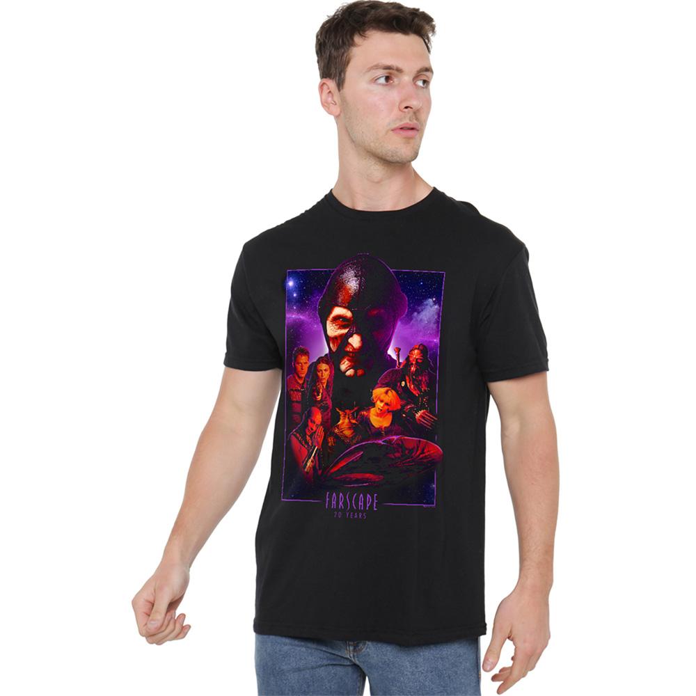Black - Lifestyle - Farscape Unisex Adult 20 Years Collage T-Shirt