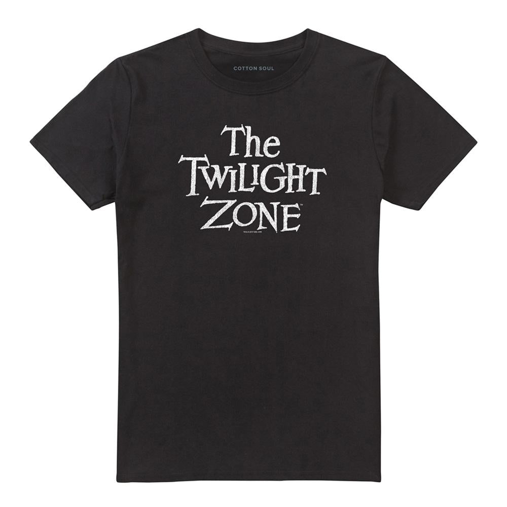 Black - Front - The Twilight Zone Unisex Adult Logo T-Shirt